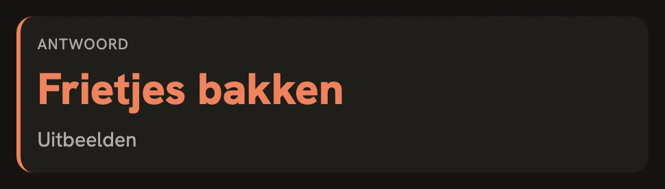 Je laptop, met het geheim: frietjes bakken.