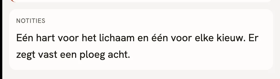 De notities van de quizmaster: één hart voor het lichaam en één voor elke kieuw. Er zegt vast een ploeg acht.